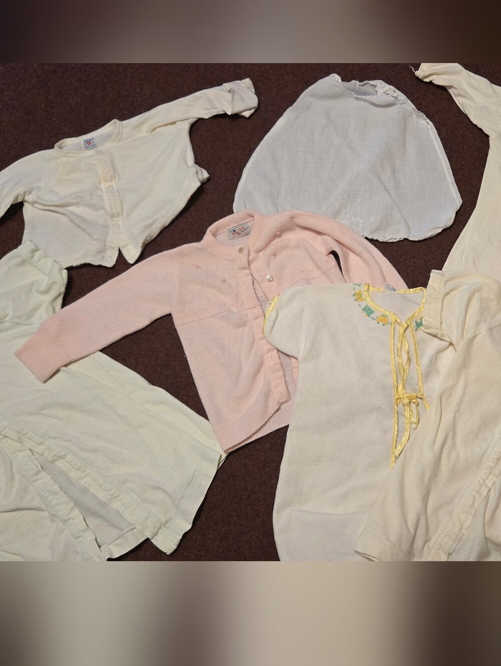 Vintage Lot Of Baby Clothes Penneys And Assorted Soze 6mths Or 18lbs